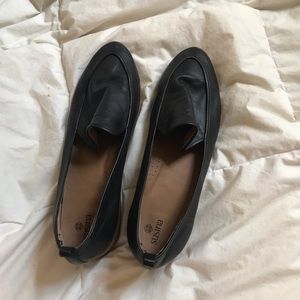 Women’s black loafers